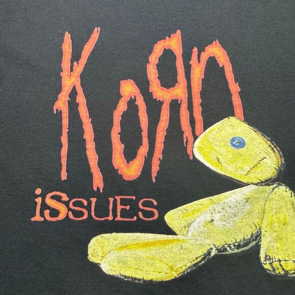 Vintage Korn Issues Shirt Y2K Men’s Small Black Heavy Metal Rock - Picture 8 of 8